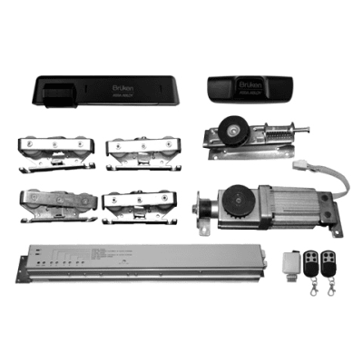 Sistema para automatización de puerta deslizable, Para puerta de hasta 150 KG, Color negro | MX67222