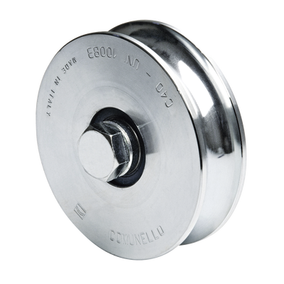 Rueda de 14 cm SIN Soporte / Soporta hasta 550 kg / Canal Tipo "U" | 1150-5060-001