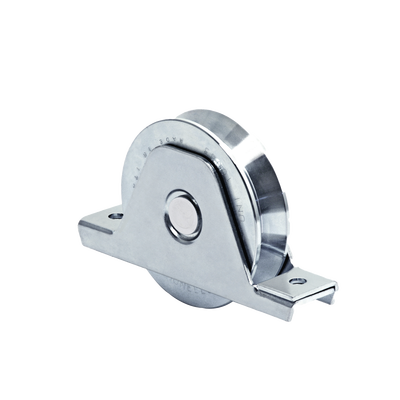 336V - Rueda de 12 cm / Capacidad Para Puertas de Hasta 400 kg / Canal Tipo "V" | 1151-4550-001