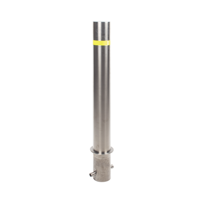 Bolardo Fijo de Acero Inoxidable de 900 mm de Altura / Ideal para aplicaciones delimitaciones de automóviles | XB-900-F
