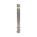 Bolardo Fijo de Acero Inoxidable de 900 mm de Altura / Ideal para aplicaciones delimitaciones de automóviles | XB-900-F