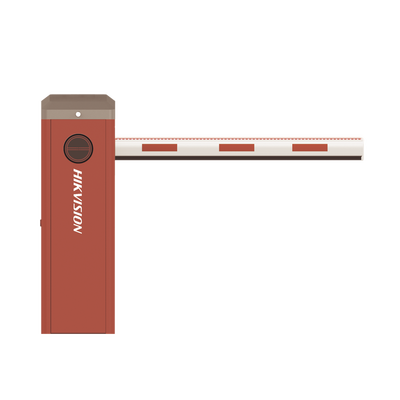 Barrera Vehicular Brazo Octagonal de 4-6 mts /Apertura de 4 seg / Incluye Banda Protectora Anti golpe de Vehículos | DS-TMG520-L(6MO)