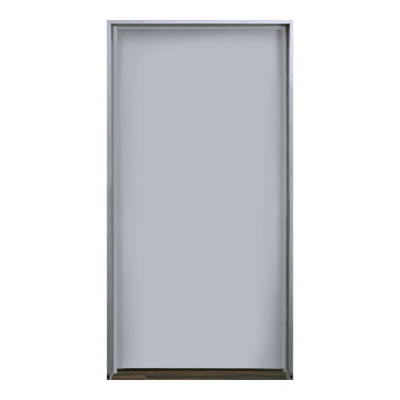 Puerta metálica galvanizada 3x7 pies / Resistente a fuego por 180 min. /Preparación para cerradura cilíndrica y refuerzo para cierra puerta | MX9040