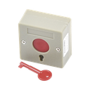 Botón de Pánico a Prueba de Fuego / Restablecimiento con Llave / Tamaño Compacto para Fácil Instalación | ACCESSPA53
