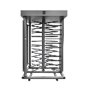 Torniquete Sencillo / Cuerpo Completo / Interior/Exterior / 100% Acero con Pintura Gris / EJE CENTRAL con Pintura Gris / Acabado de Lujo / Alto Tráfico | XT-100-C
