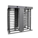 Torniquete Doble / Cuerpo Completo / Interior/Exterior / 100% Acero con Pintura Gris / EJE CENTRAL con Pintura Gris / Acabado de Lujo / Alto Tráfico | XT-200-C