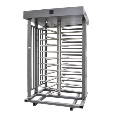 Torniquete Sencillo / Cuerpo Completo / Interior/Exterior / 100% Acero con Pintura Gris / EJE CENTRAL de Acero Inoxidable /Acabado de Lujo / Alto Tráfico | XT-100-CS