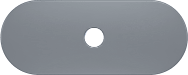 Tapa de Refacción para Cubierta de Torniquetes Hikvision DS-K3G411 / Cubre orificios para montaje de Terminal Facial en caso de NO uso | K3G411-HEADPLUG