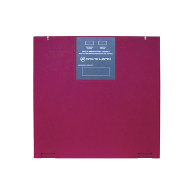 Gabinete para dos baterías de respaldo de 26 AH. Para aplicaciones en sistemas de detección de incendio (FAS). | BB-26