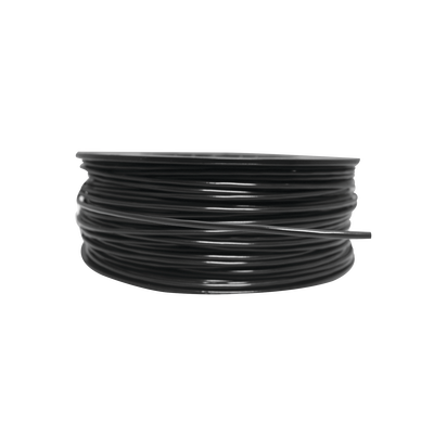 Bobina de 152 Metros de Cable Detector de Calor, Temperatura Fija 68 grados Celsius, Recubrimiento de Nylon Negro para Aplicaciones en Exterior, con Guía Acerada | TC-155NG-500