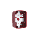 Caja de Montaje en Pared para Bocina y Bocina con Lampara Estroboscopica y para montaje en Techo de Bocinas, Color Rojo | SBB-SPR-L