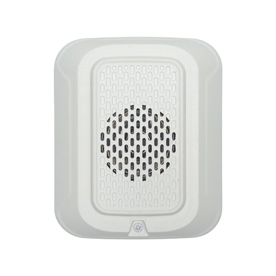 Sirena de Baja Frecuencia / Montaje en Pared / 12 o 24 Vcd / Color Blanco | HW-L-LF