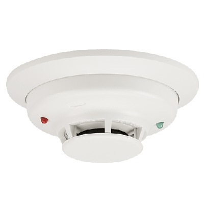Detector Fotoeléctrico de Humo de 2 Hilos con Sensor de Temperatura a 57° C, Serie i3 | 2W-TB
