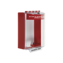 Cubierta Universal Transparente con Espaciador, Texto de Incendio en Español | STI-13210FR-ES