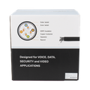 Bobina de Cable UTP 305 Metros (1000 Pies), Cat6 con Doble Forro, para Exterior, Climas Extremos, Color Negro | PRO-CAT-6-EXT-LITE-DJ