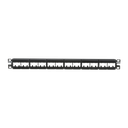 Panel de Parcheo Modular Mini-Com (Sin Conectores), Plano, Sin Blindaje, Con Etiqueta y Cubierta, de 24 Puertos, 1UR | CPPL24WBLY