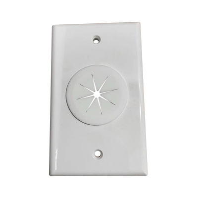 Placa de Pared, con Orificio y Grommet, Ideal para Pasar Cables | LP-FP-GROM