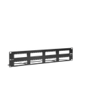 PATCH PANEL MAX VACIO ID VERTICAL UTP 48 PTOS PLANO 2U NEGRO | MX-PNL-48-C