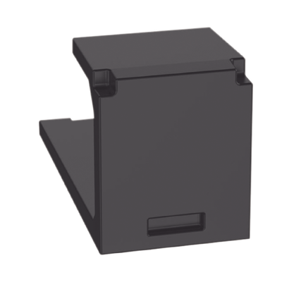 Módulo de Tapa Ciega (Inserto Ciego), Mini-Com, Color Negro, 1 Pieza | CMBBL-X