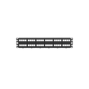 Panel de Parcheo Modular Keystone (Sin Conectores), de 48 Puertos, Identificación con Etiqueta Adhesiva, 2UR | NKFP48Y