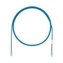 Cable de Parcheo UTP Cat6A, CM/LSZH, Diámetro Reducido (28AWG), Color Azul, 0.91 Metros (3 Pies) | UTP28X3BU