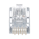 Plug RJ45 Cat5e, Para Cable UTP de Calibres 24-26 AWG, Chapado en Oro de 50 Micras, Paquete de 50 Piezas | MP588-L