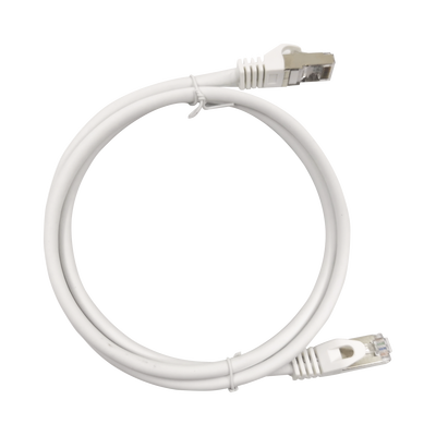 Patch Cord Cat6A 10G Blindado 0.5 Metros (1.64 Pies) Blanco | LP-STP6A050WH