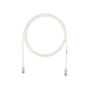 Cable de Parcheo TX6, UTP Cat6, Diámetro Reducido (28AWG), Color Blanco Mate, 0.91 Metros (3 Pies) | UTP28SP3