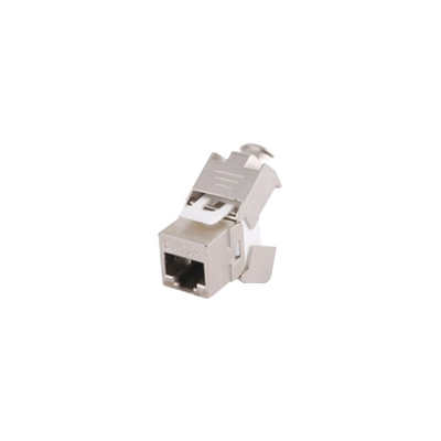 Módulo Jack Keystone Cat6A Blindado (STP) sin Herramienta (Toolless) para Faceplate | LP-KJ6AS-04