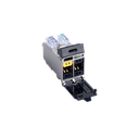 Jack Tera Categoría 7A, con Puerta Protectora, para Aplicaciones de Servicios Compartidos, Color Negro | T7F-01-1