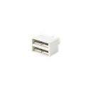Clip de Puente, Para Uso con Regletas S66 de Siemon, de 1 Par, Color Blanco | SMBC-2-2