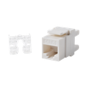 Módulo Jack Keystone Cat6 con Terminación 110 (Punchdown) Ángulo 180 - Color Blanco | LP-KJ-649-WH