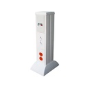Mini Columna para Concentrar, Distribuir y Ordenar Cables de Energía Eléctrica o Puertos de Datos de Telecomunicaciones (10000-01000) | TH-MIC