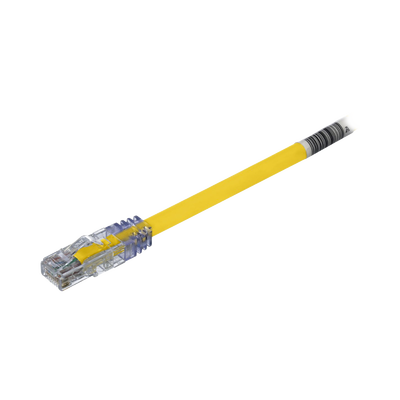 Cable de Parcheo UTP, Cat6A, 24 AWG, CM, Color Amarillo, 2.13 Metros (7 Pies) | UTP6AX7YL