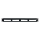 Patch Panel MAX Modular (Vacío), de 24 Puertos, Plano, 1UR | MX-PNL-24