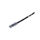 Cable de Parcheo TX6, UTP Cat6, 24 AWG, CM, Color Negro, 2.13 Metros (7 Pies) | UTPSP7BLY