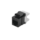 Módulo Jack Keystone Cat5e con Terminación en Ángulo 180 - Color Negro | LP-KJ-549-BK