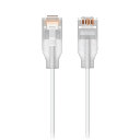 Patchcord UniFi Etherlighting? de 2 Metros (6.56 Pies), hasta 10G / Soporta hasta PoE+++ / Conector RJ45 Transparente para Mejores Efectos de Luz con Switches USW PRO MAX | UACC-CABLE-PATCH-EL-2M-W