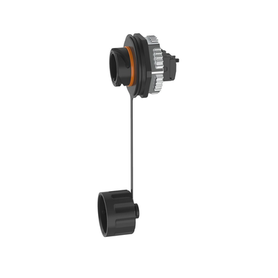 Conector Jack RJ45 de Uso Industrial Estilo TG, Categoría 6, Con Tapa Protectora, Protección IP67 | IAEBH6