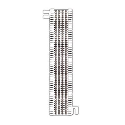 Bloque de Conexión S66, Capacidad de 50 Pares, Cat5e, Para Cable Sólido 22 a 26 AWG | M1-50