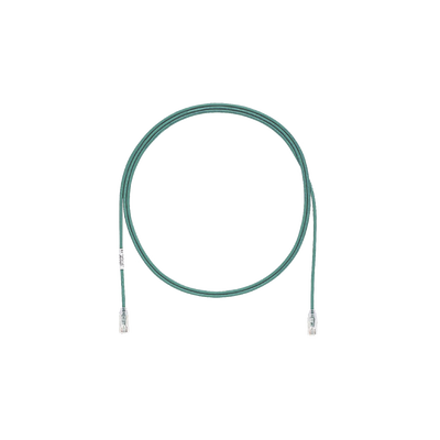 Cable de Parcheo TX6, UTP Cat6, Diámetro Reducido (28AWG), Color Verde, 0.91 Metros (3 Pies) | UTP28SP3GR