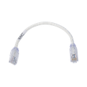 Cable de Parcheo UTP, Cat6A, Diámetro Reducido (28 AWG), CM/LSZH, Color Blanco Mate, 20.3 cm (8 Pulgadas) | UTP28X8IN