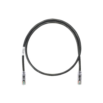 Cable de Parcheo UTP Categoría 6, con Plug Modular en Cada Extremo - 1 Metro (3.28 Pies) - Negro | NK6PC3BLY