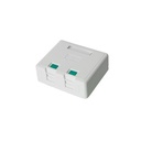 Caja de Pared con 2 Puertos Keystone, No Incluye Jacks | LP-WP-06
