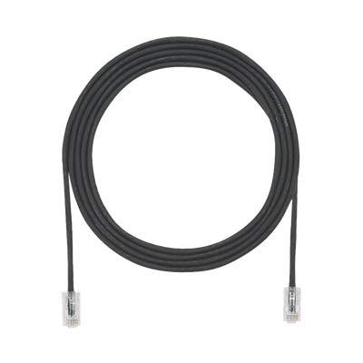 Cable de Parcheo UTP Cat6A, CM/LSZH, Diámetro Reducido (28AWG), Color Negro, 1.52 Metros (5 Pies) | UTP28X5BL