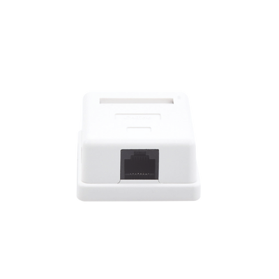 Caja de Pared con 1 Puerto Keystone, Incluye Jack Cat5e | LP-WP-6034