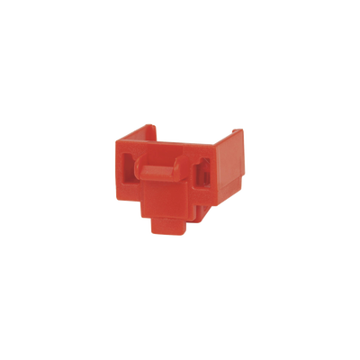 Kit de 10 Dispositivos para Bloquear Puertos Jack RJ45, Color Rojo, Incluye Llave de Extracción | PSL-DCJB