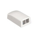 Caja de Montaje en Superficie, Para 2 Módulos Keystone, Color Blanco Mate | NK2BXIW-A