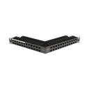 Patch Panel Z-Max de 48 Puertos, Blindado, Precargado con Jacks Categoría 6A, Angulado, 1UR | Z6AS-PNLA-U48K