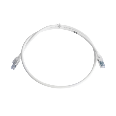 Patch Cord Z-MAX Cat6A S/FTP, CM/LS0H, 0.91 Metros (3 Pies), Color Blanco | ZM6A-S03-02